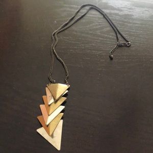 Triangle necklace